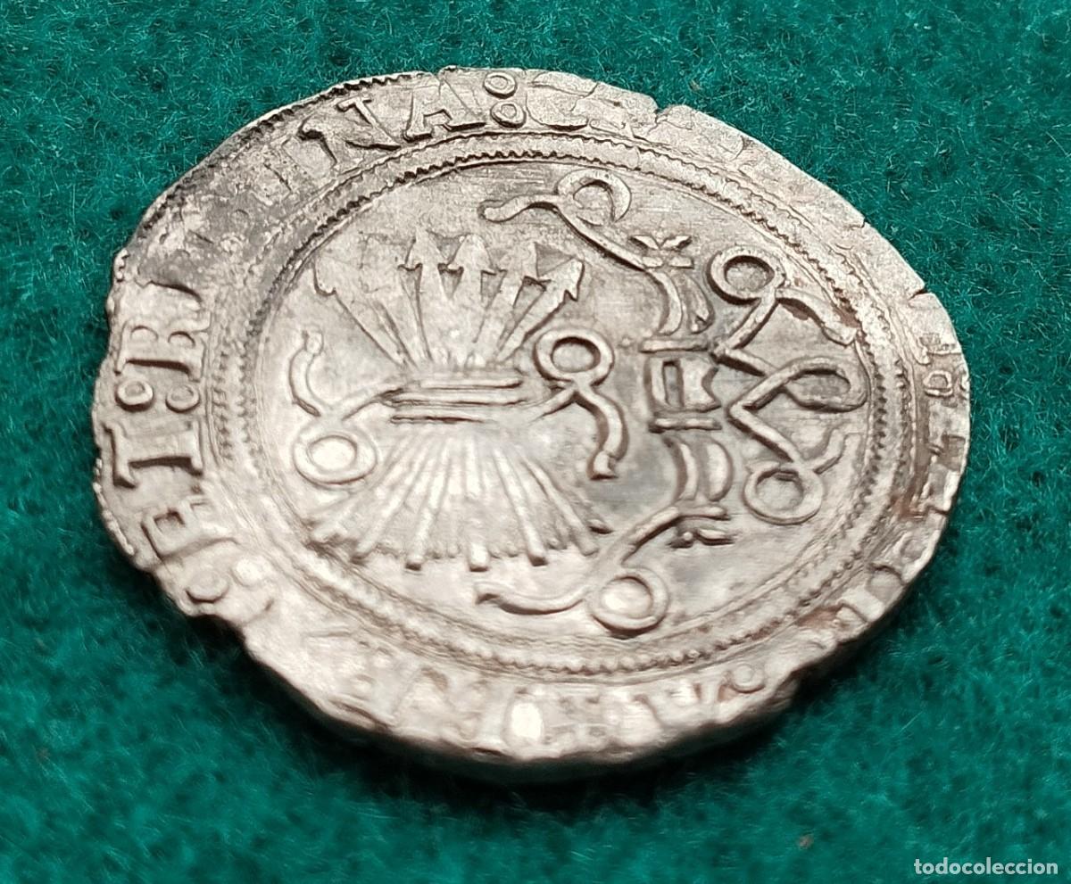 Monedas medievales: Real plata Sevilla Reyes Catolicos - Foto 5