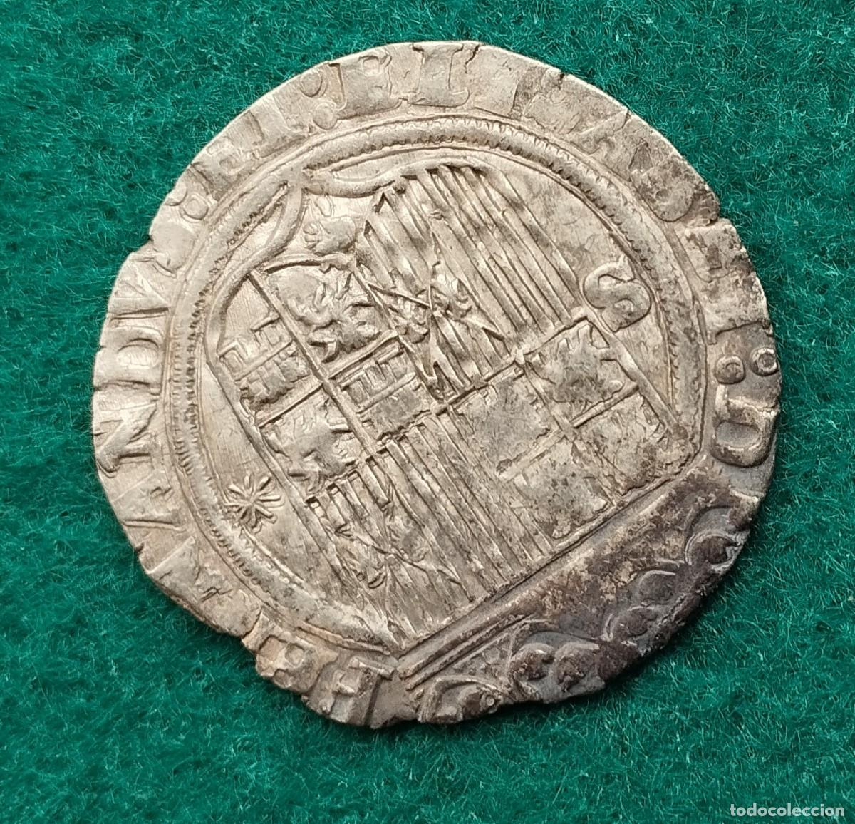 Monedas medievales: Real plata Sevilla Reyes Catolicos - Foto 6