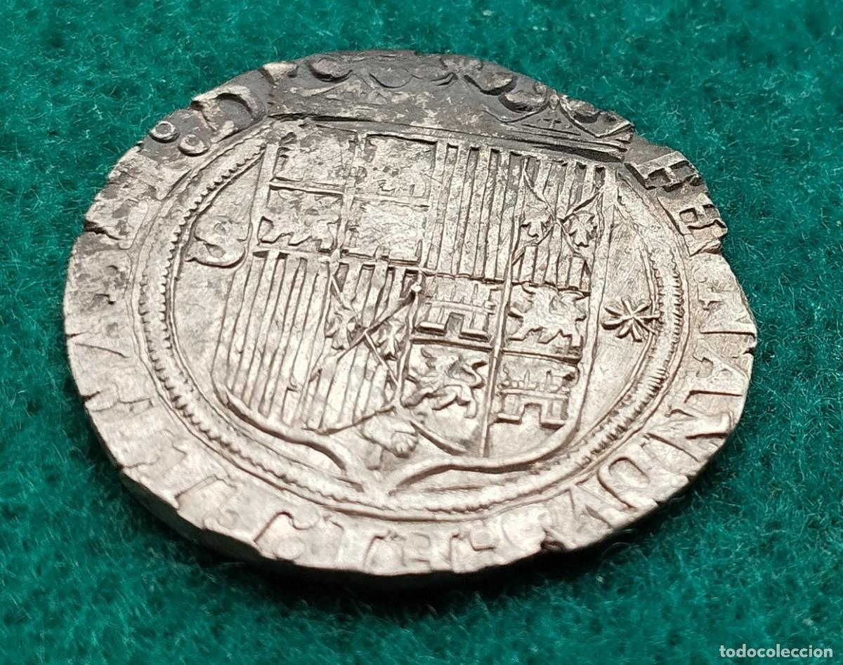 Monedas medievales: Real plata Sevilla Reyes Catolicos - Foto 9