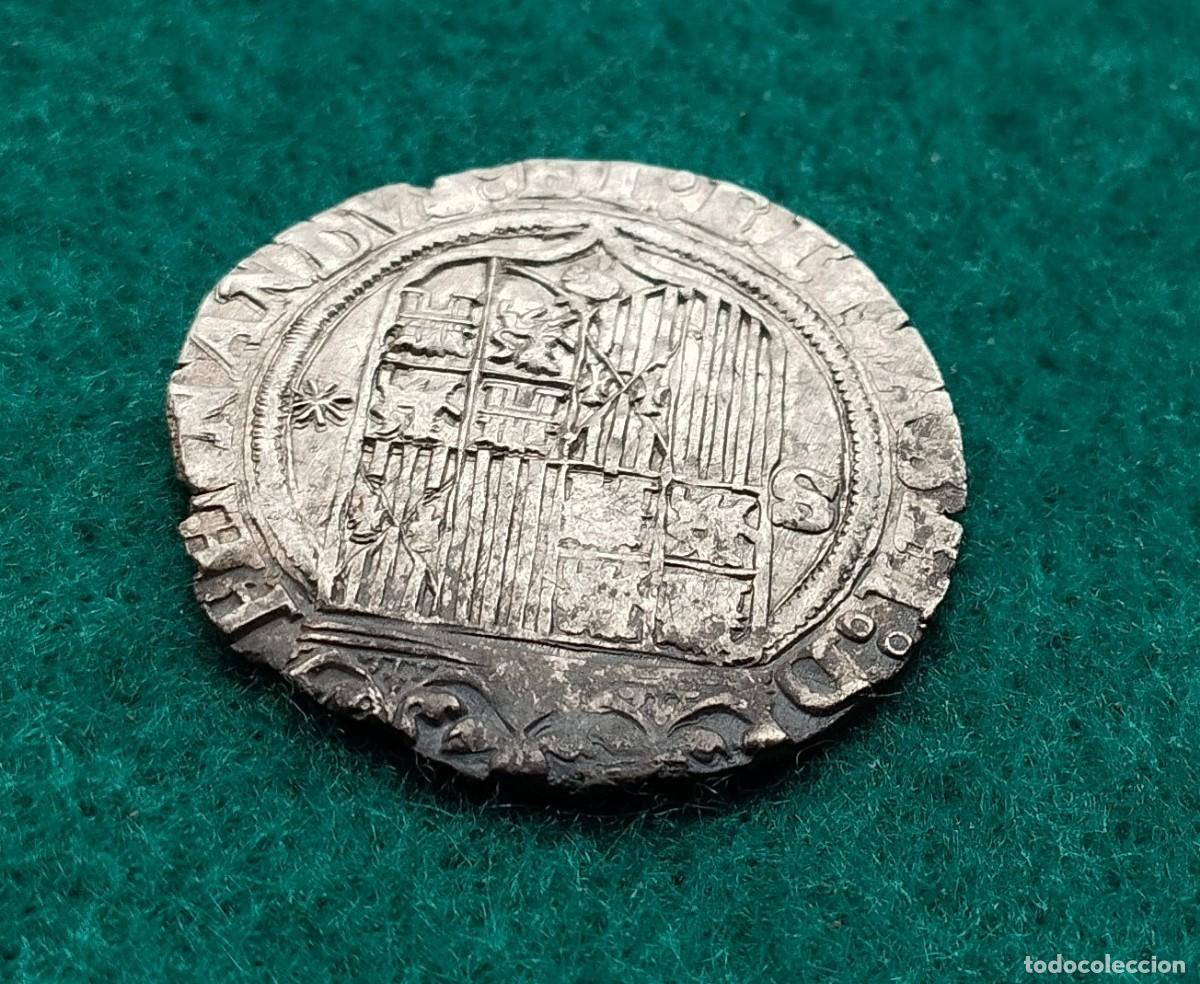 Monedas medievales: Real plata Sevilla Reyes Catolicos - Foto 12