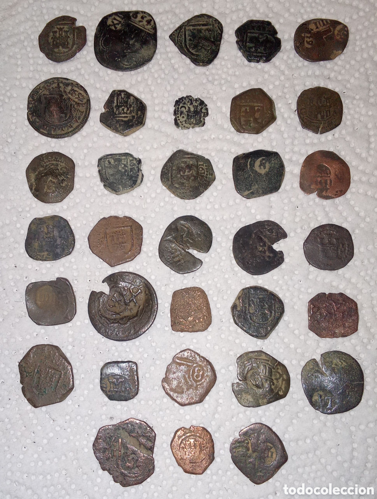 Monedas medievales: LOTE DE 33 BONITAS MONEDAS - Foto 1