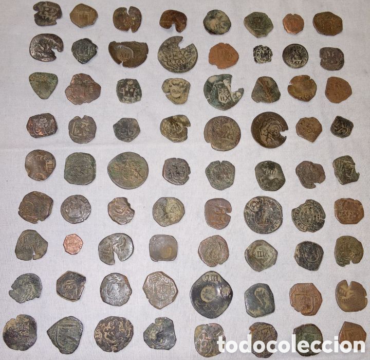 Monedas medievales: LOTE DE 72 MONEDAS MEDIEVALES - Foto 1