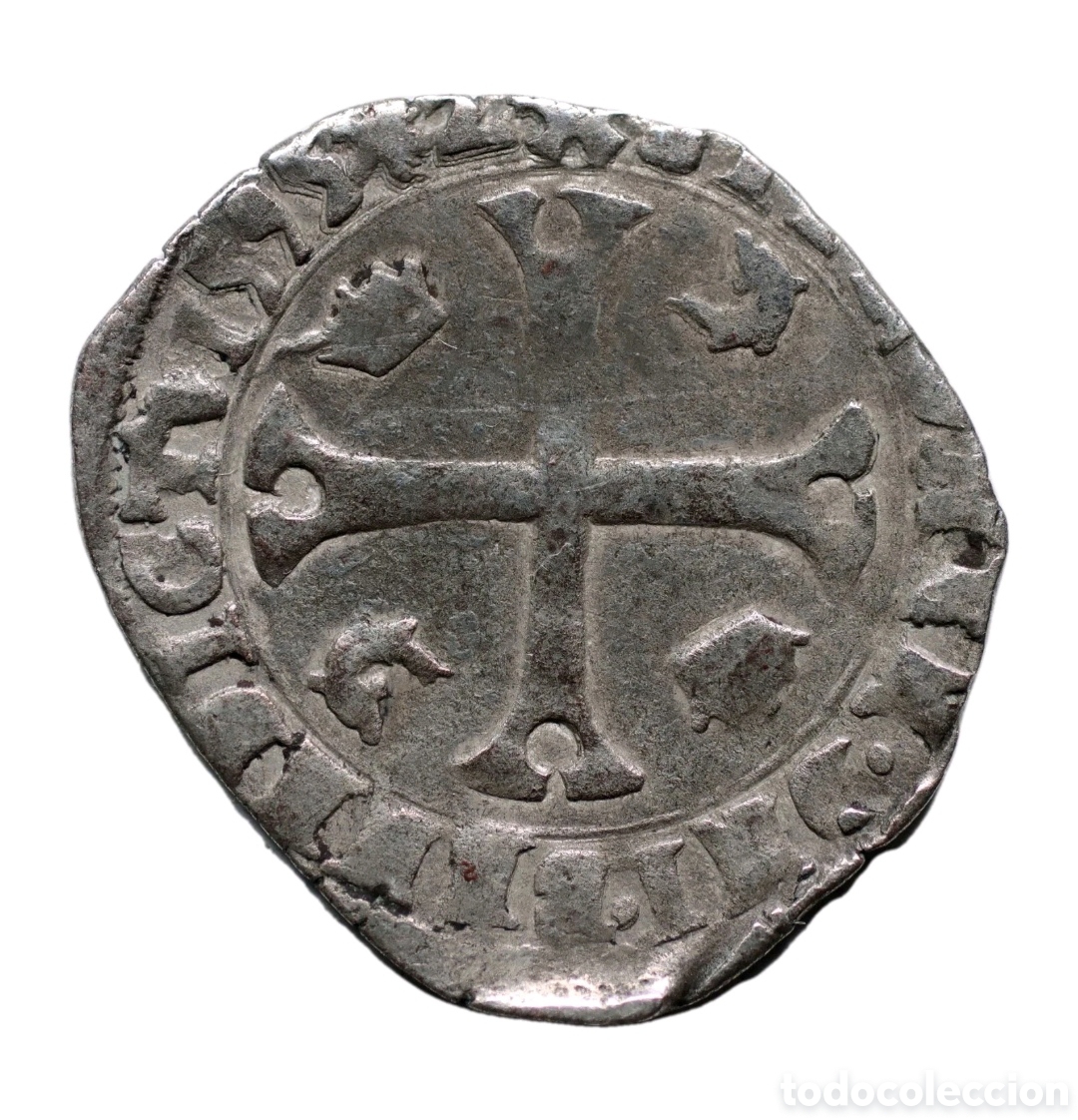Monedas medievales: DOUZAIN DO DAUPHINE 1595 HENRI IV. GRENOBLE FRANCIA