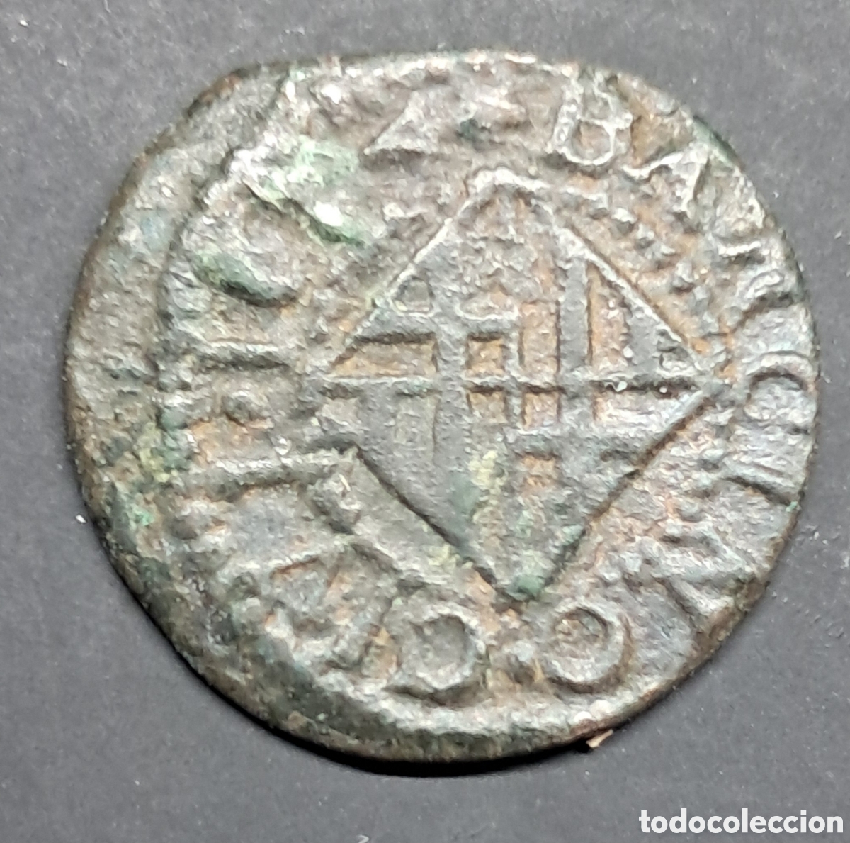 Monedas medievales: Ardite Felipe II 1598
