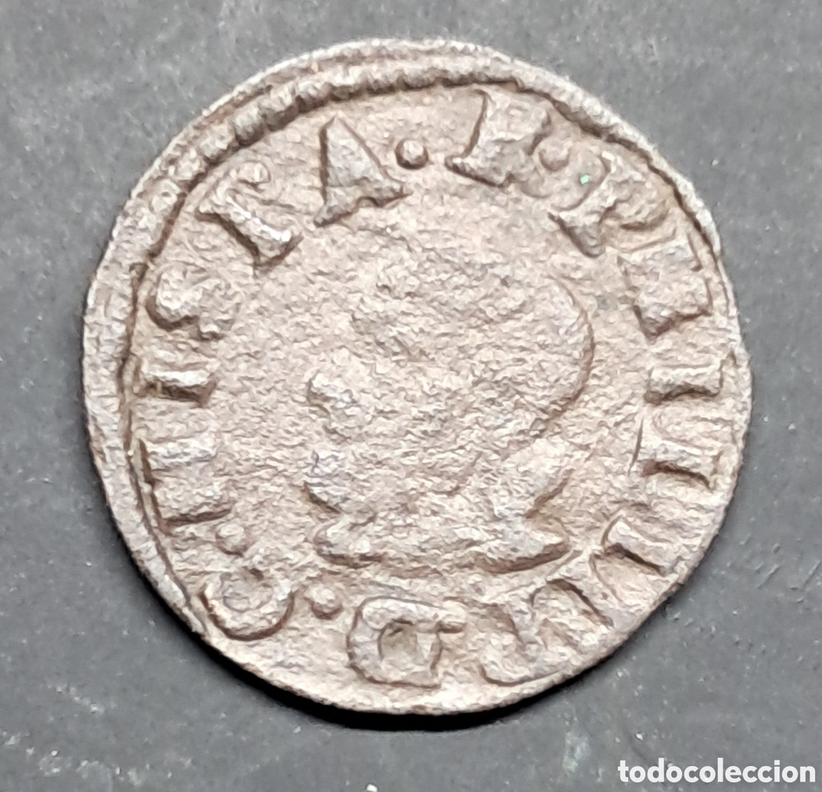 Monedas medievales: Diner Felipe lll 1612/1634