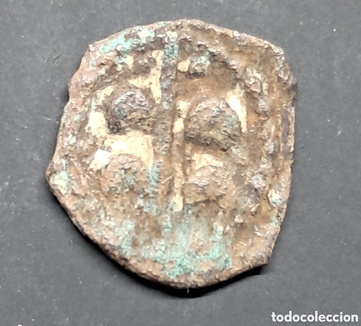 Monedas medievales: Diner carlos II Valencia - Foto 2