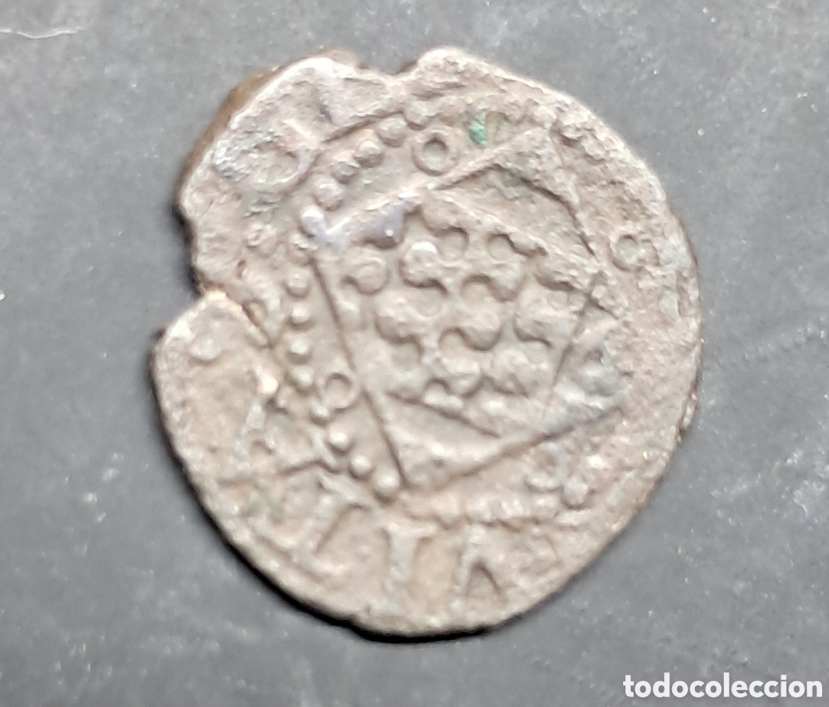 Monedas medievales: Moneda diner Felipe II - Foto 2