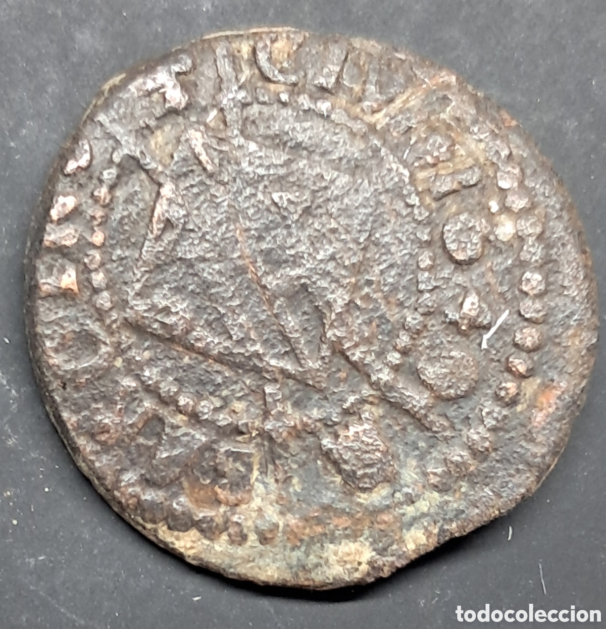 Monedas medievales: Moneda Luis XIV 1649 - Foto 2