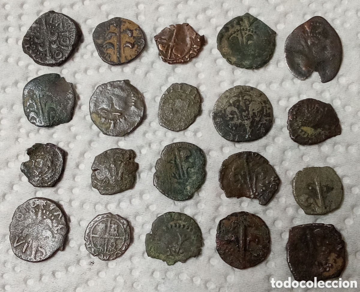 Monedas medievales: LOTE DE 20 MONEDAS MEDIEVALES