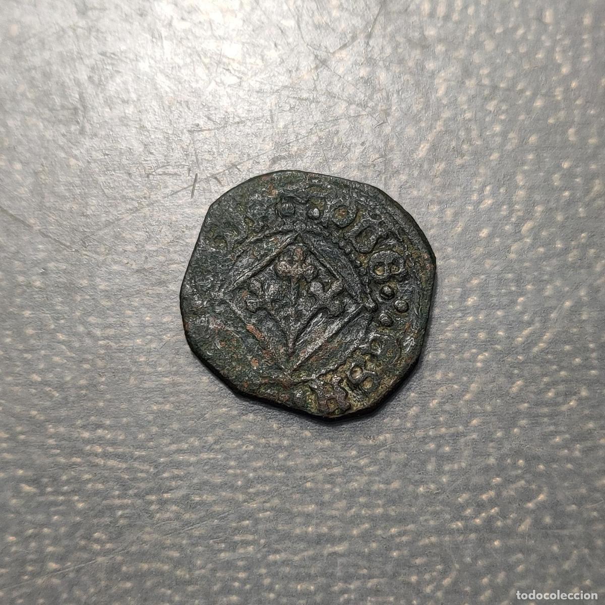Monedas medievales: ESPA&Ntilde;A LERIDA FERNANDO II EL CATOLICO PUGESA (1479-1516)