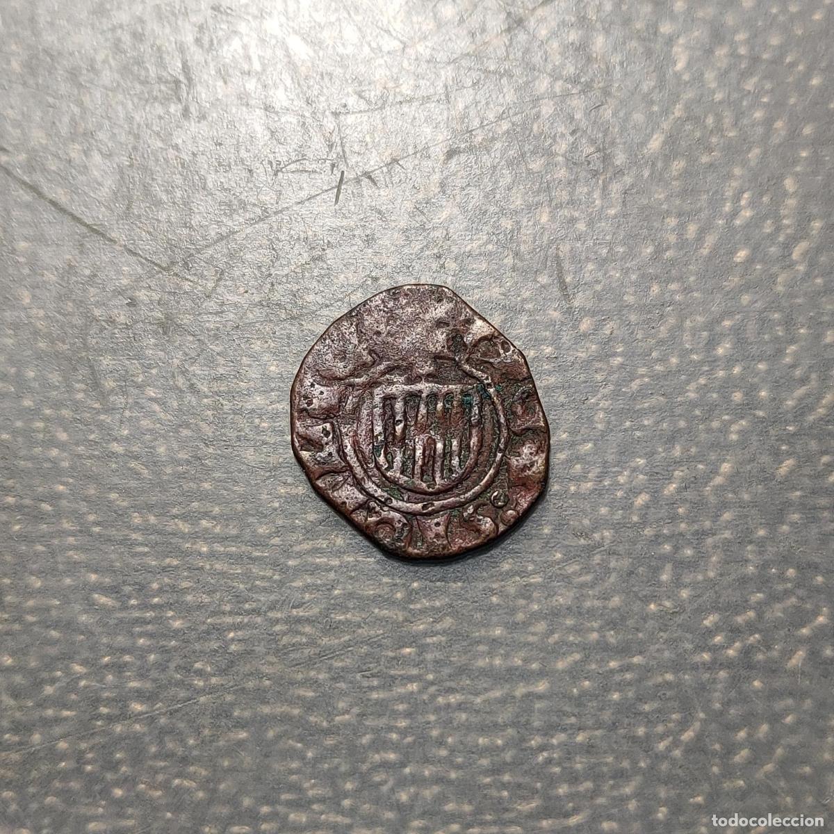 Monedas medievales: ESPA&Ntilde;A SICILIA ALFONSO IV DINERO (1416-1458) CS:871
