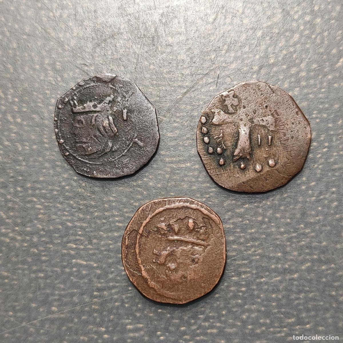 Monedas medievales: ESPA&Ntilde;A MALLORCA LOTE DE 3 MONEDAS FALSIFICADAS