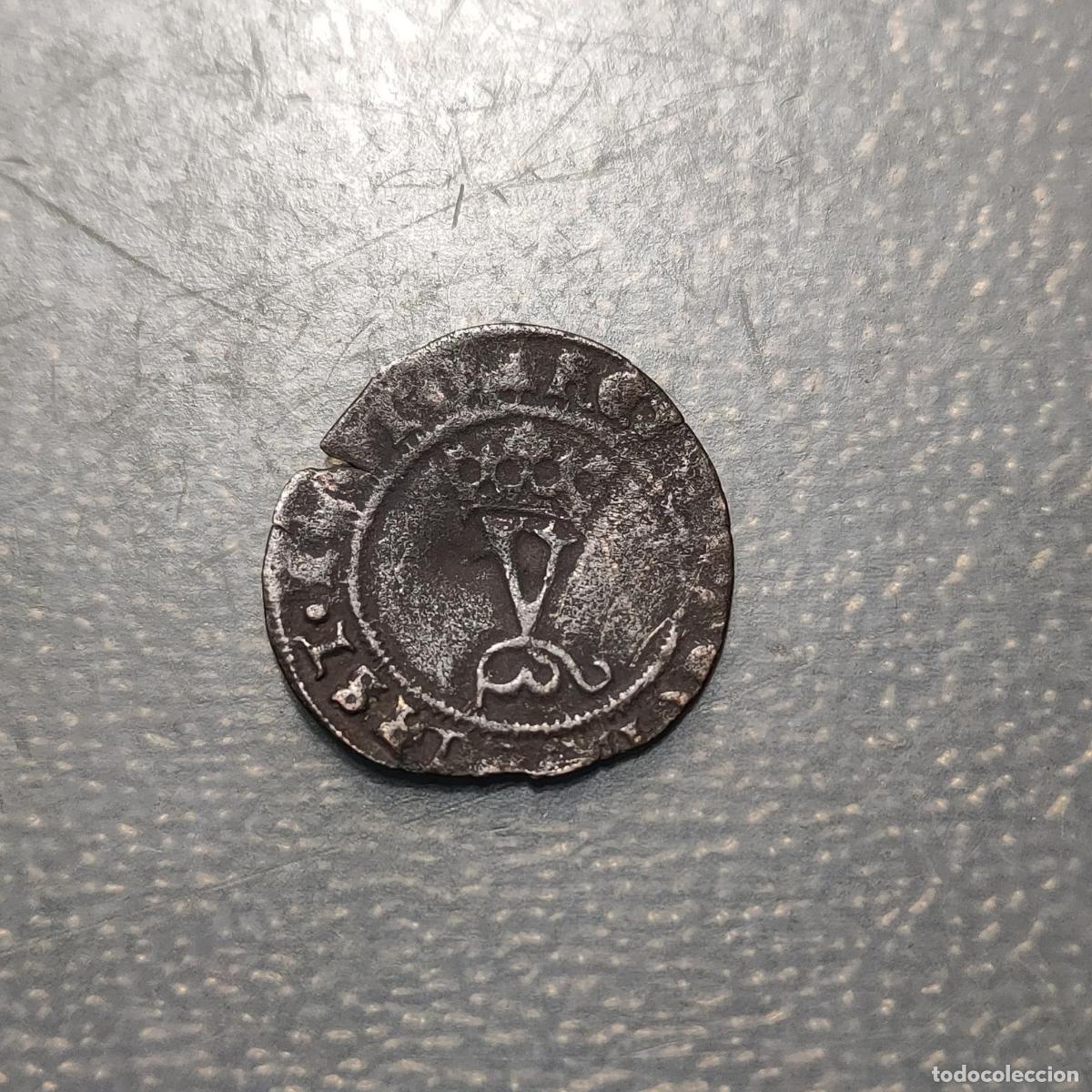 Monedas medievales: ESPA&Ntilde;A TOLEDO REYES CATOLICOS BLANCA (1474-1504)