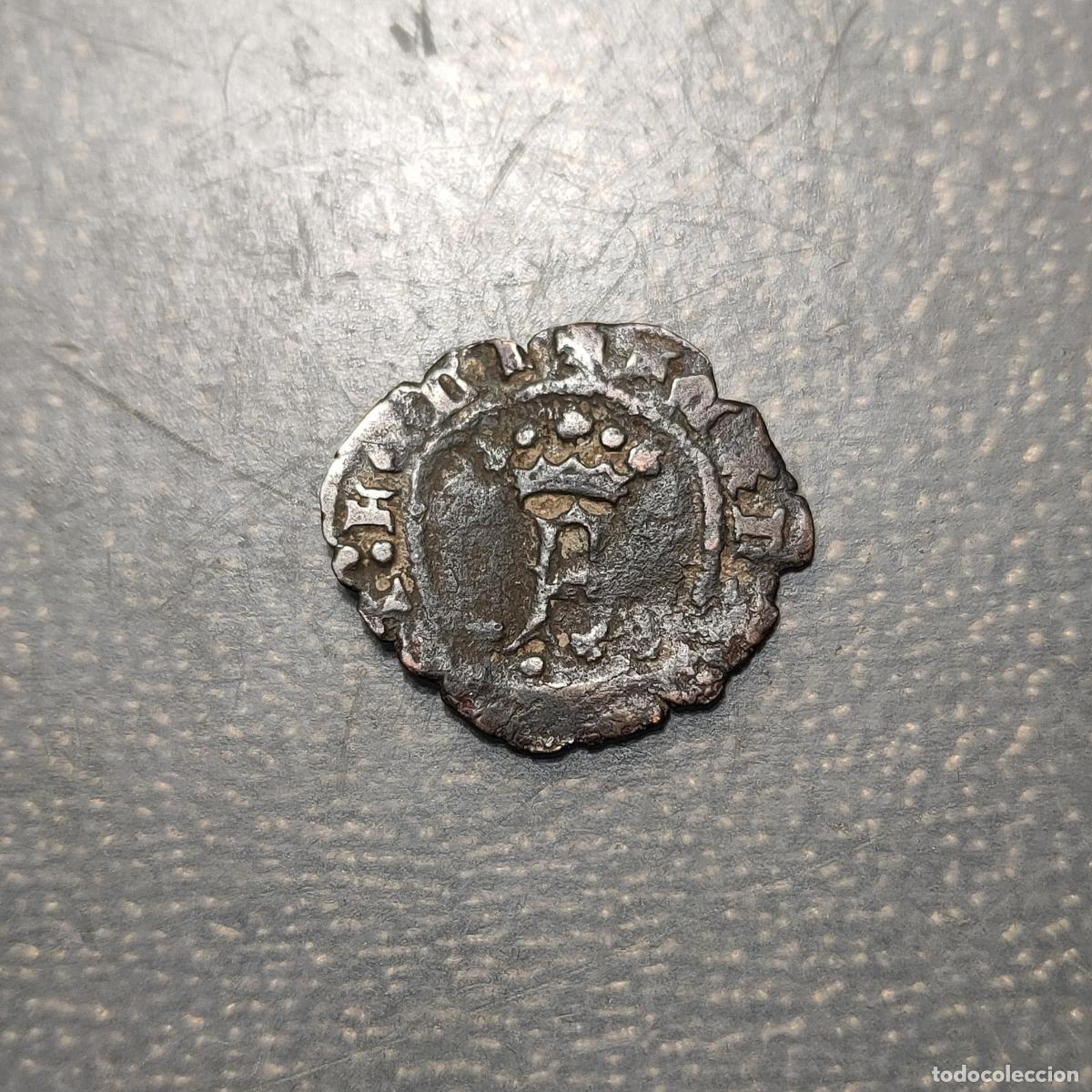Monedas medievales: ESPA&Ntilde;A BURGOS REYES CATOLICOS BLANCA (1474-1504)