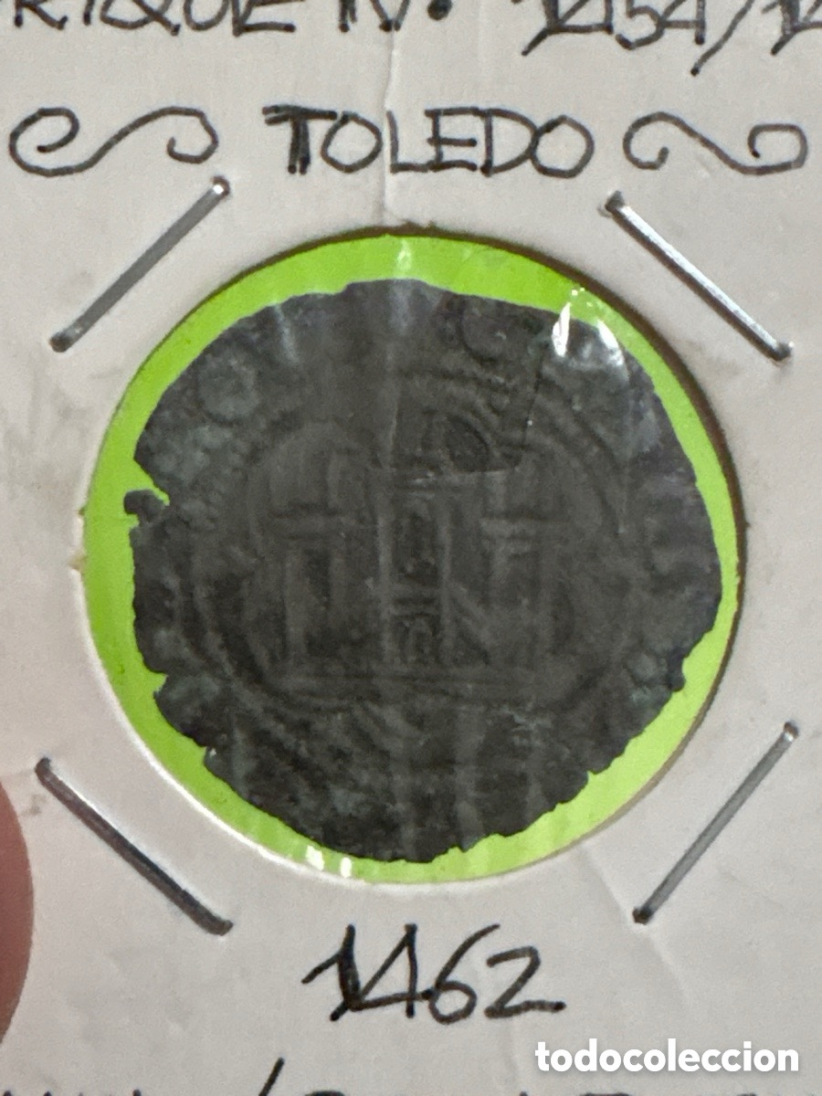 Moedas medievais: Moneda Blanca de Toledo 1462 Enrique IV (A3)