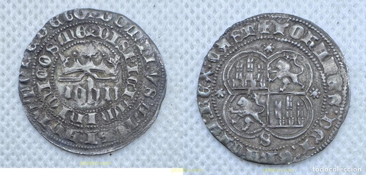 Monedas medievales: 5041 ESPA&Ntilde;A 1406 JOAN II 1404-1454 REAL SEVILLA
