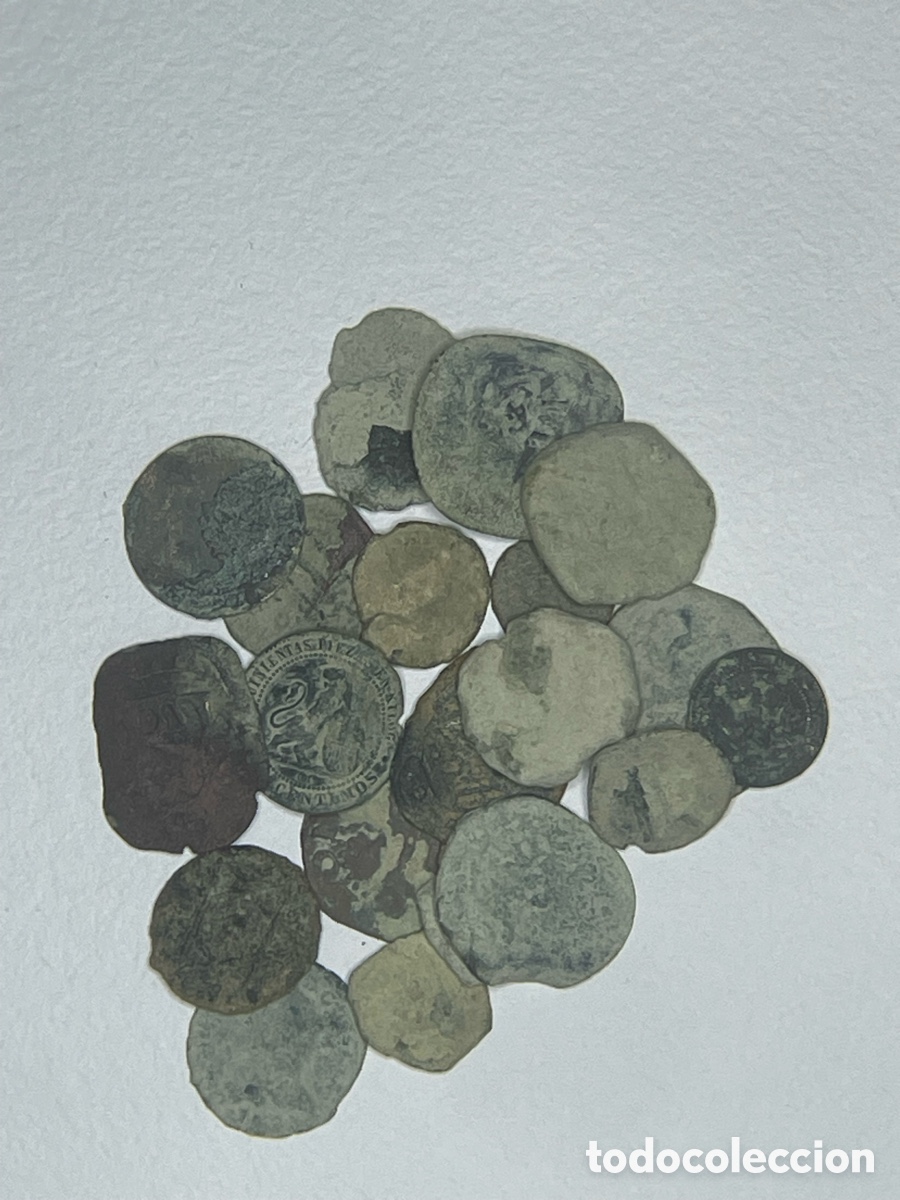 Monedas medievales: Lote variado de monedas antiguas