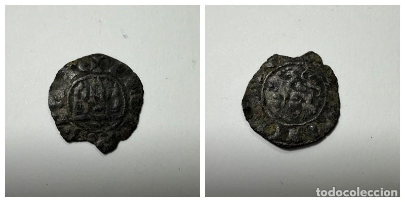 Monedas medievales: MONEDA. DINERO DE FERNANDO IV DE EMISI&Ntilde;ON DE 1297. CECA CUENCA? VER FOTOS