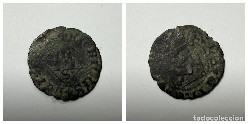 Monedas medievales: MONEDA. BLANCA DEL ORDENAMIENTO DE SEGOVIA DE 1471 DE ENRIQUE IV. CECA SEVILLA. VER