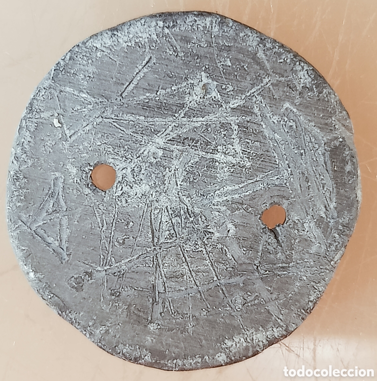 Monedas medievales: Moneda - Gremial Plomo -Amuleto (Raro)S.XVI-XVIII