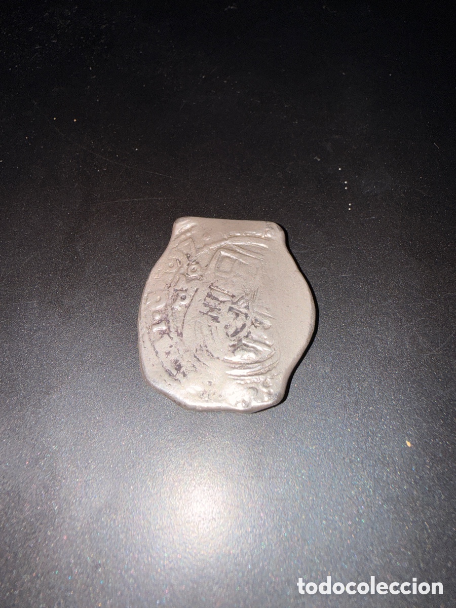 Monedas medievales: Macuquina plata 8 escudos 1.617