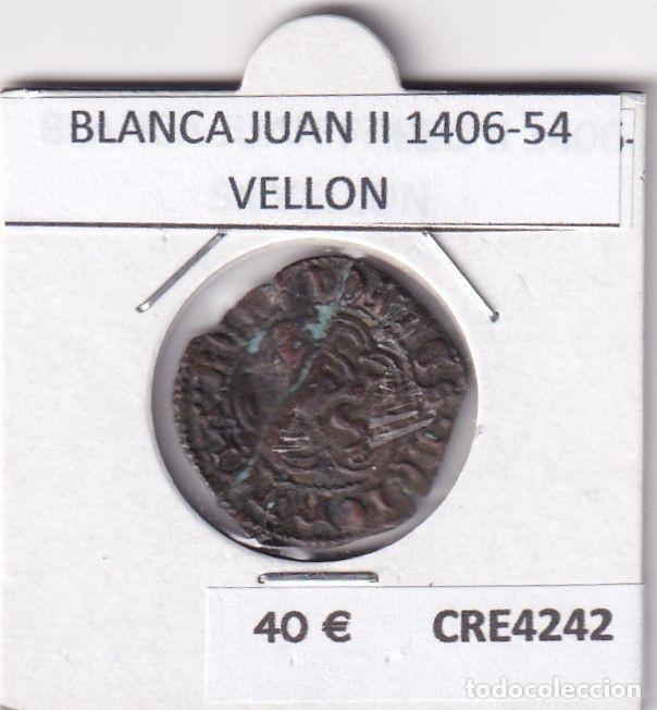 Medieval Coins: CRE4242 MONEDA ESPA&Ntilde;A BLANCA JUAN II 1406-54 VELLON