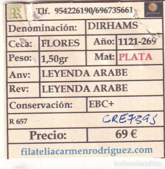 Monedas medievales: CRE7395 MONEDA ARABE DIRHAMS - Foto 3