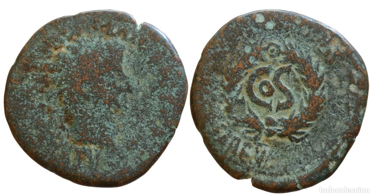 Monedas medievales: AELIO SEIANO AS DE BILBILIS