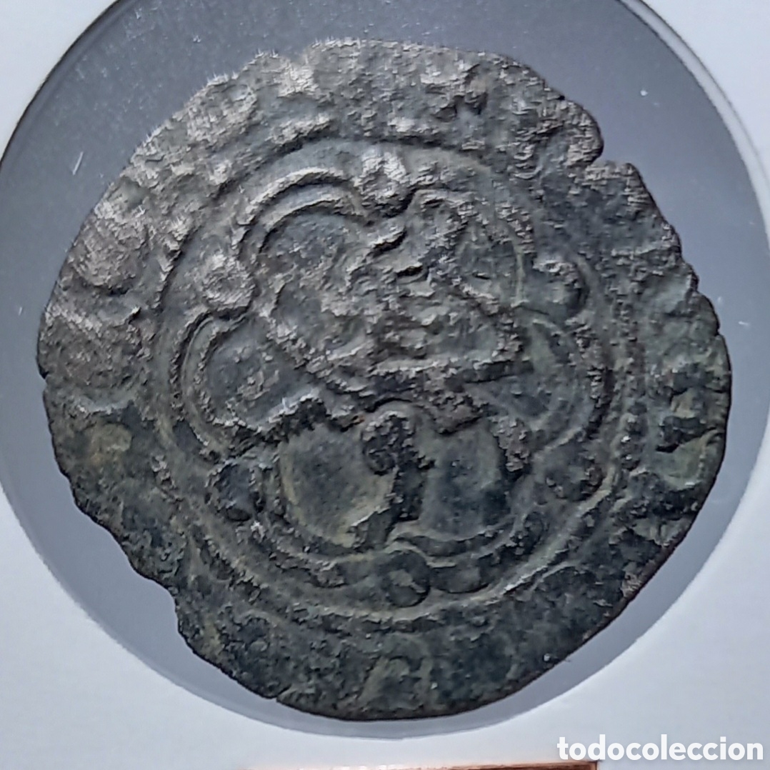 Monedas medievales: BLANCA DE VELL&Oacute;N. ENRIQUE III EL DOLIENTE. 1390-1406.CECA SEVILLA.