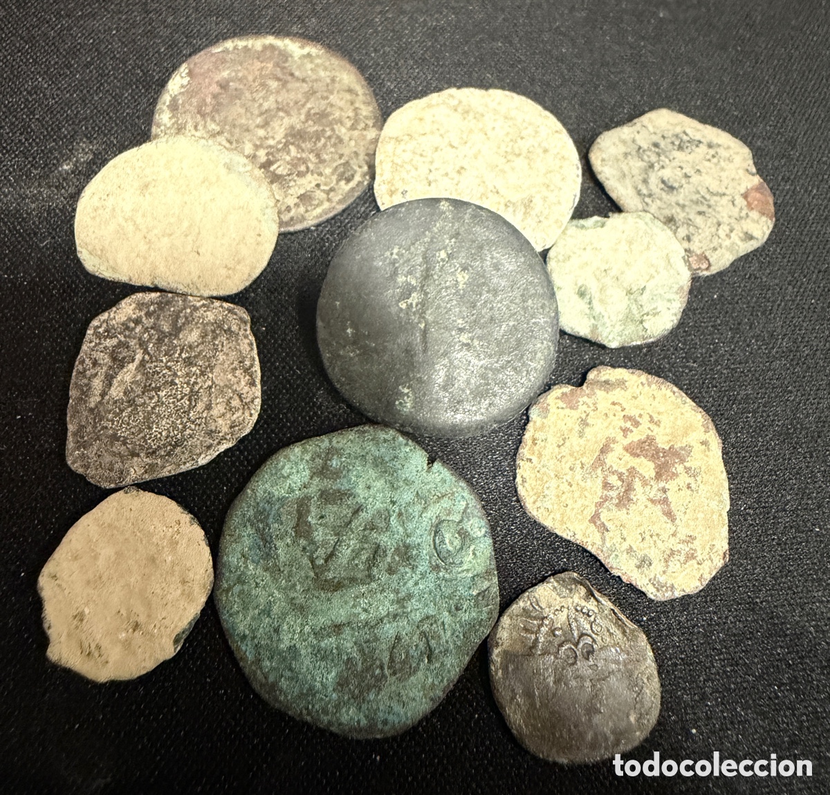 Monedas medievales: Lote 10 monedas a idetificar. - Foto 3