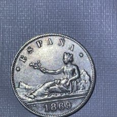 Monedas reinos visigodos: 5 PESETAS 1869 *18*69