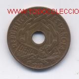 Monedas Rep&uacute;blica: 414-  2&ordm; REPUBLICA- 25 CENTIMOS- 1938 - Foto 1