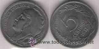 Monedas Rep&uacute;blica: SIN CIRCULAR........5 CTS.........1937...........REPUBLICA - Foto 1