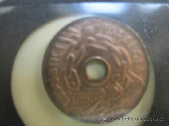 Monedas Rep&uacute;blica: Moneda de Cobre de 25 centimos (cts.) de 1938 - Foto 1