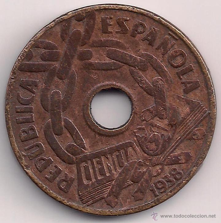 Monedas Rep&uacute;blica: 25 C&eacute;ntimos 1938 II Rep&uacute;blica - Foto 1