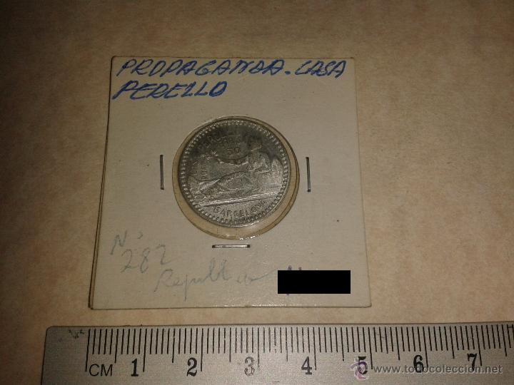 Monedas Rep&uacute;blica: Moneda propaganda casa Perello - Foto 1