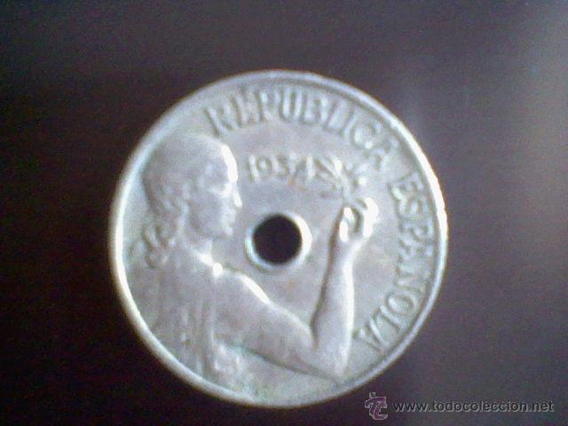 Monedas Rep&uacute;blica: 25 centimos cts republica moneda - Foto 1