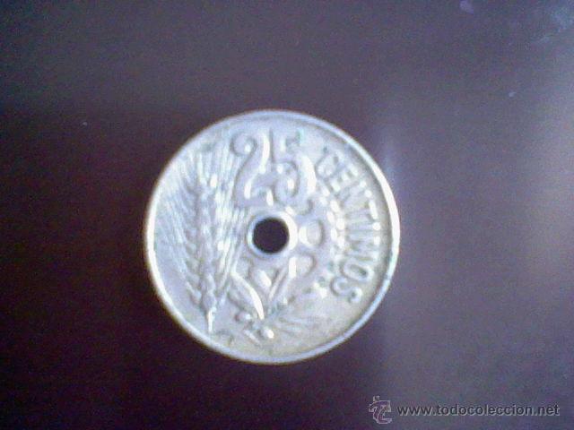 Monedas Rep&uacute;blica: 25 centimos cts republica moneda - Foto 3