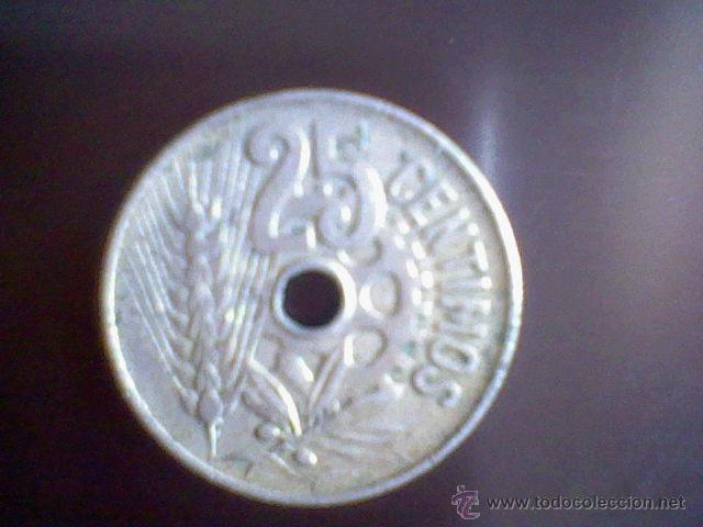 Monedas Rep&uacute;blica: 25 centimos cts republica moneda - Foto 5