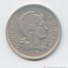 Monedas República: 1 PESETA AÑO 1937 EUZKADI. PRECIOSA. AHORRA EN GASTOS AGRUPANDO TUS COMPRAS