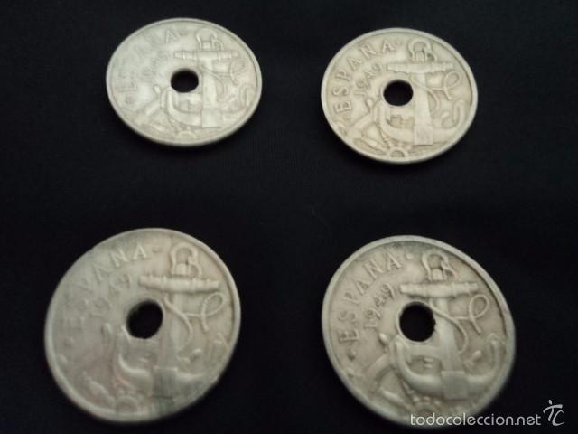 Monedas República: GRAN LOTE DE 5 MONEDAS ANTIGUAS 50 CENTIMOS ESPAÑA 1949 DISTINTAS MONEDA RARA COLECCION - Foto 3 - 56878692