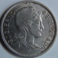 Monedas República: MONEDA 2 PESETAS. 1937. EUZKADI. PAÍS VASCO. GUERRA CIVIL. ESPAÑA. Lote 56881536