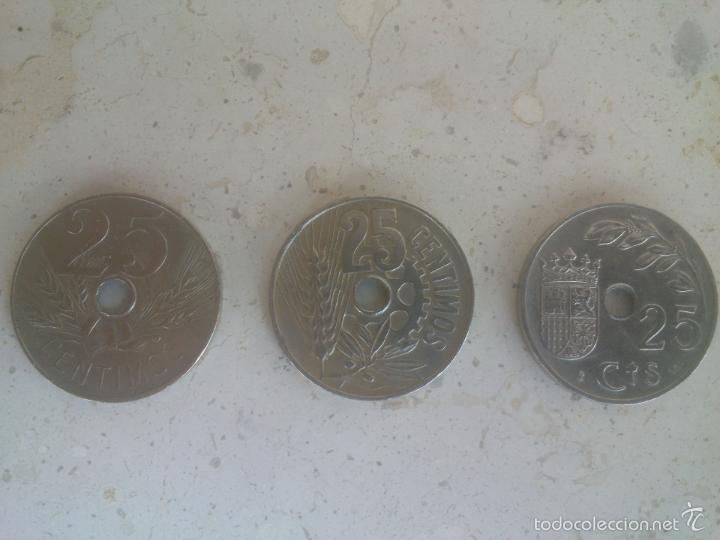 Monedas Rep&uacute;blica: 25 CTS DISTINTOS A&Ntilde;OS - Foto 2