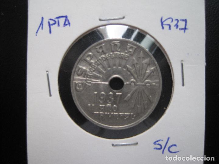 Monedas Rep&uacute;blica: 25 CENTIMOS 1937 S/C - Foto 1