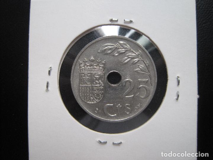 Monedas Rep&uacute;blica: 25 CENTIMOS 1937 S/C - Foto 2