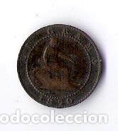 Monedas Rep&uacute;blica: Un c&eacute;ntimo gobierno provisional, 1870 - Foto 2