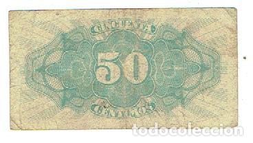 Monedas Rep&uacute;blica: 50 centimos 1937 - Foto 2