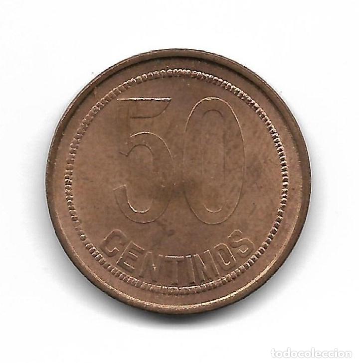 Monedas República: MONEDA. 50 CENTIMOS. 1937. ESTRELLA 36. CIRCULO EN CUADROS - Foto 2 - 76067607