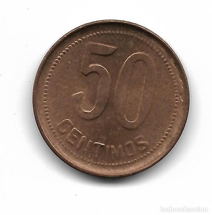 Monedas Rep&uacute;blica: MONEDA. 50 CENTIMOS. 1937. ESTRELLA 36. - Foto 2