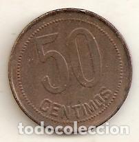 Monedas Rep&uacute;blica: 50 c&eacute;ntimos de 1937. EBC - Foto 2